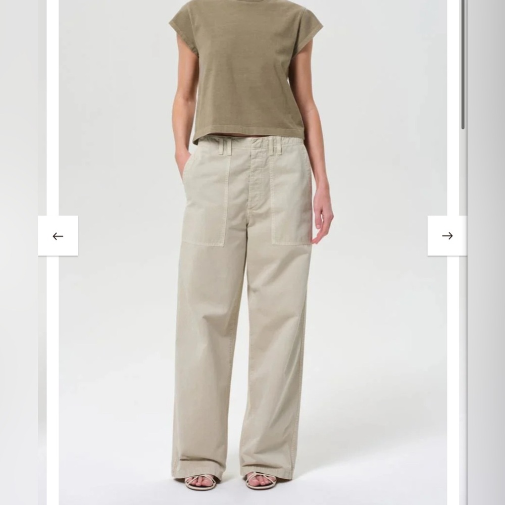 NWT AGOLDE Yuna Utility Pant 27
